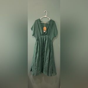 NWT … KORI AMERICA “Size: L” Olive Green Dress